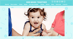 Desktop Screenshot of kidsmusictogether.com